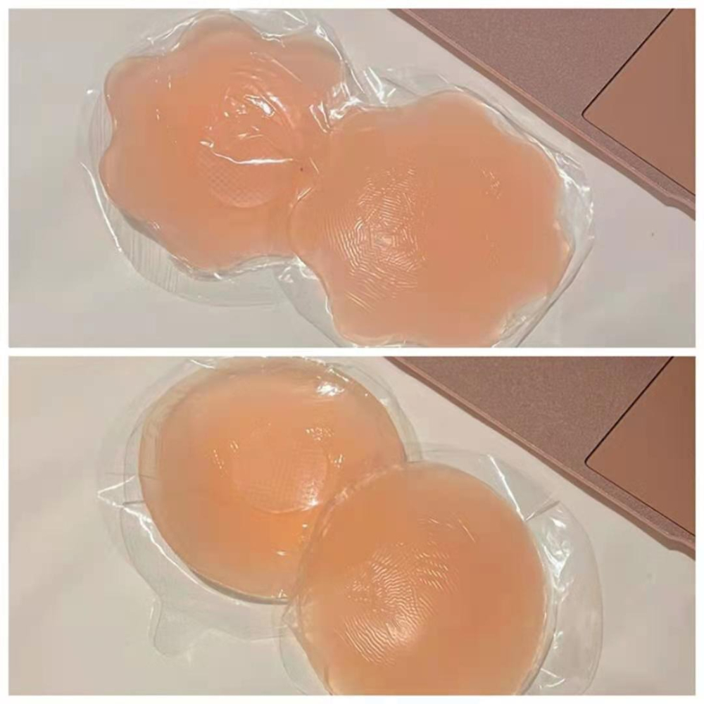 防凸點隱形乳貼薄款透氣無肩帶婚紗禮服吊帶專用防走光硅膠胸貼女-細節圖8