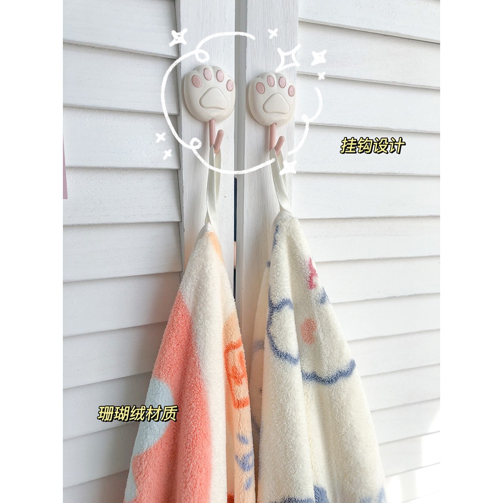 可愛印花浴巾家用吸水速幹珊瑚絨柔軟不掉毛浴袍可穿可裹洗澡毛巾-細節圖4