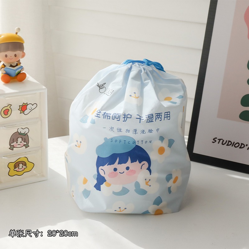 抽取式加厚洗臉巾一次性純棉柔巾捲筒式無菌潔面巾女卸妝棉擦臉巾-細節圖8
