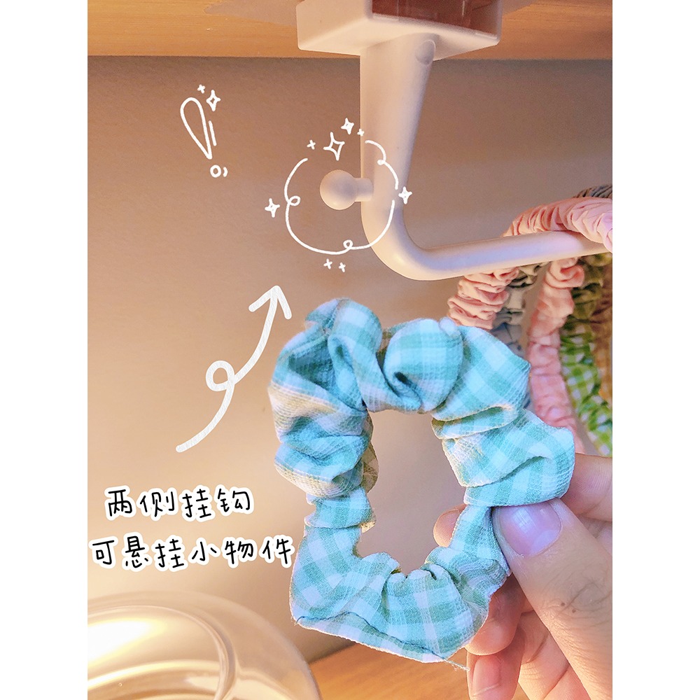 發箍發圈收納架壁掛免打孔墻面掛鉤頭繩發帶首飾展示架女宿舍好物-細節圖3