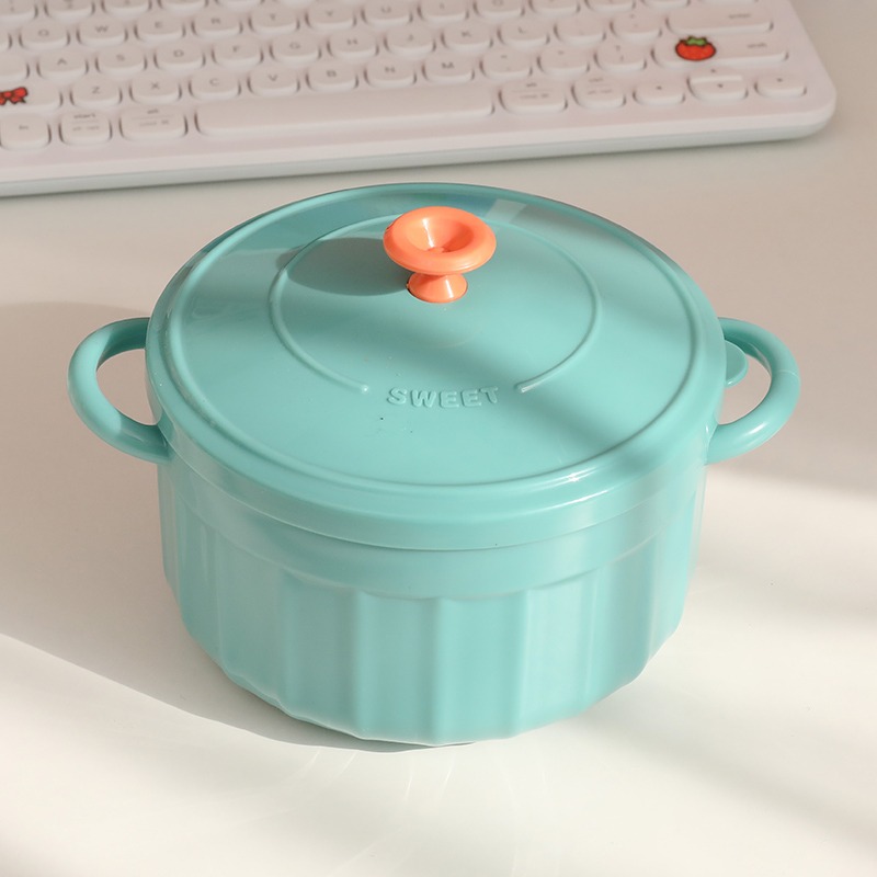 日式不銹鋼泡麪碗帶蓋上班族帶飯餐具學生宿舍便當飯盒單個家用碗-細節圖9