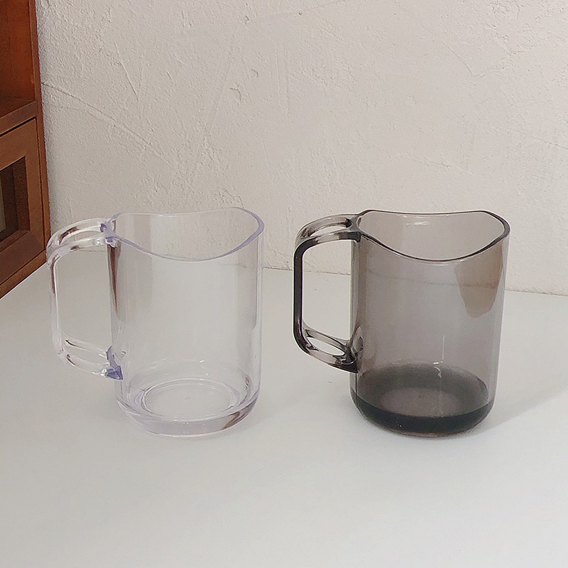 ins風簡約創意漱口杯透明加厚洗漱牙具 學生牙刷杯子情侶家用牙缸-細節圖9