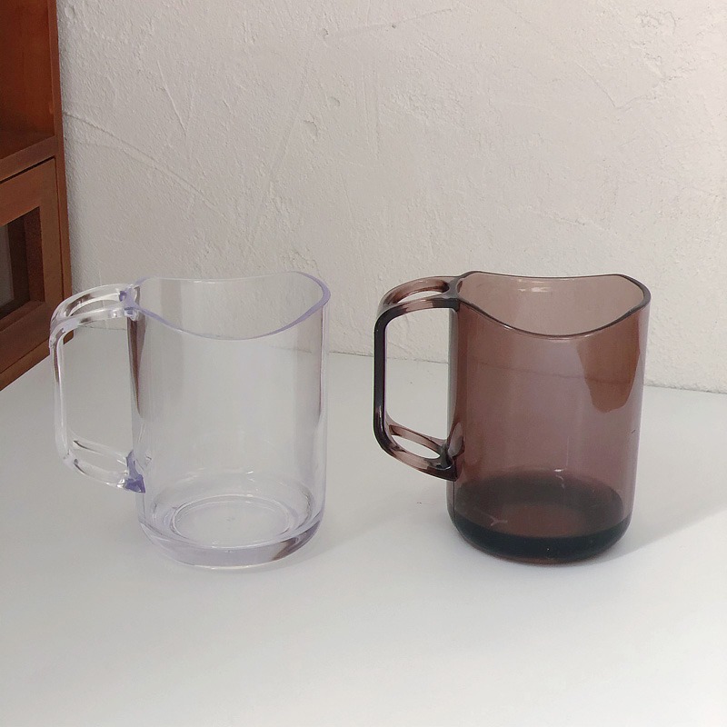 ins風簡約創意漱口杯透明加厚洗漱牙具 學生牙刷杯子情侶家用牙缸-細節圖10