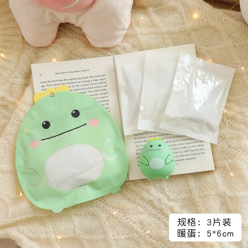 可愛兒童硅膠暖手蛋自發熱換替芯手握式暖手寶學生隨身便攜暖寶寶-細節圖8
