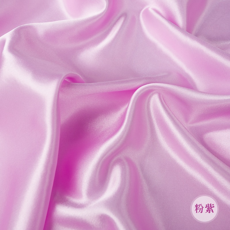 綢緞布料色丁紅綢布服裝裏子布婚慶剪綵舞臺窗簾裝飾布表演服面料-細節圖8