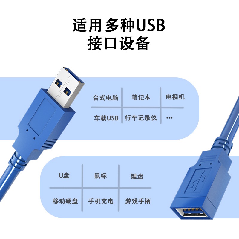 USB2.0延長線帶信號放大器公對母usb2.0延長器數據線USB3.0加長線usb3.0延長線公對母2.0接口數據線高-細節圖4