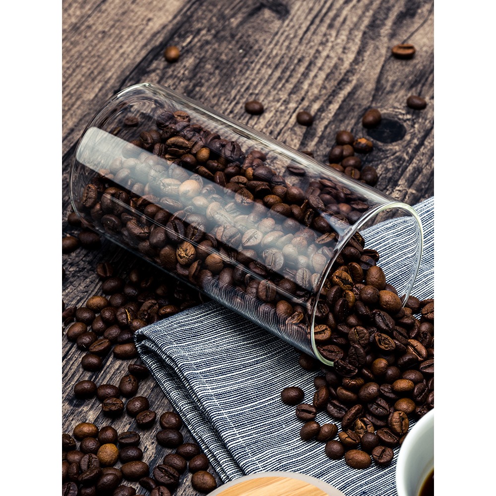 家用玻璃瓶帶蓋收納密封罐食品級裝茶葉罐儲存罐雜糧盒儲物小罐子-細節圖4