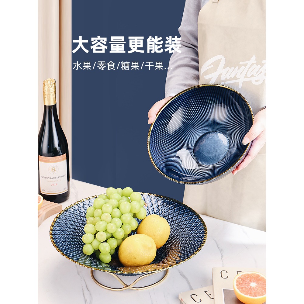 輕奢高檔客廳裝飾品擺件桌面茶幾簡約現代酒櫃電視櫃家居果盤擺件-細節圖5