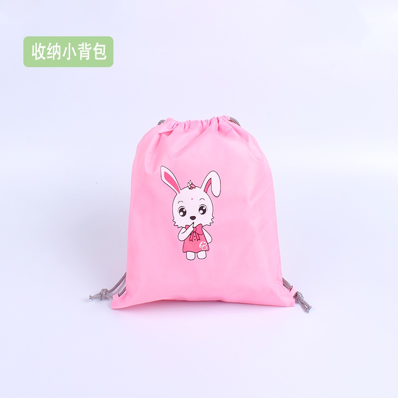兒童雨衣防水收納袋卡通雨衣收納小揹包小物品包小孩雨鞋收納袋-細節圖4