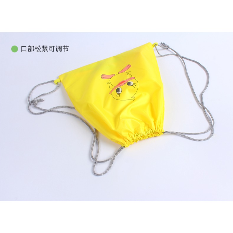 兒童雨衣防水收納袋卡通雨衣收納小揹包小物品包小孩雨鞋收納袋-細節圖9
