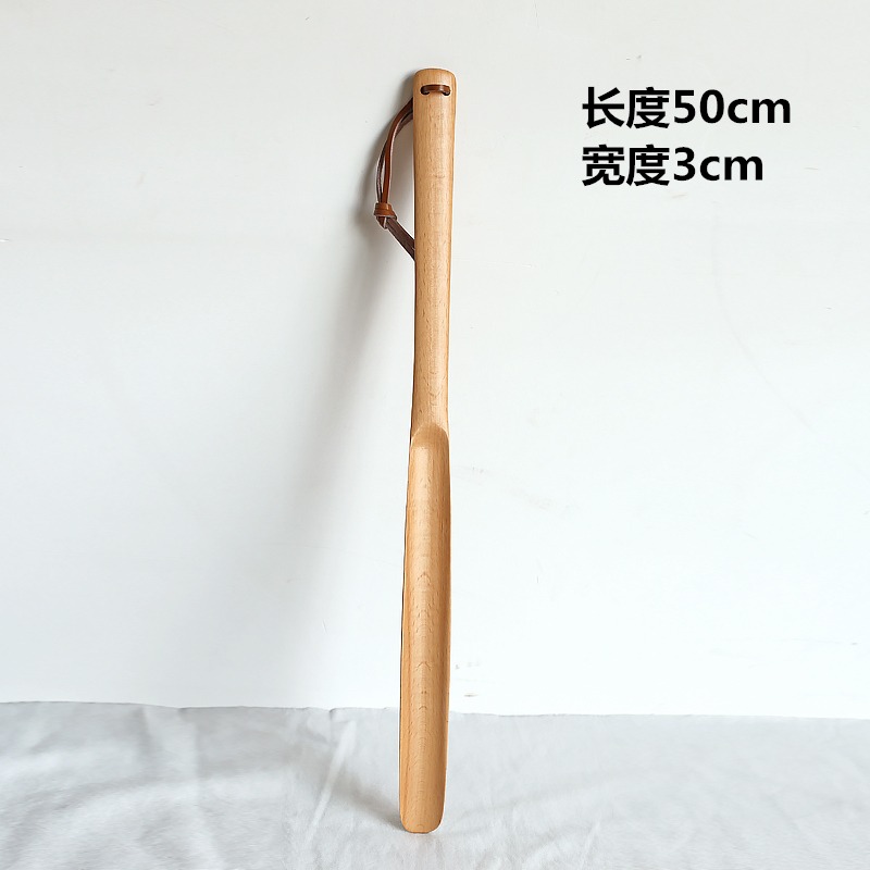 鞋拔子實木超長柄木鞋拔子老人孕婦不彎腰鞋溜子家用提穿鞋器免郵-細節圖7
