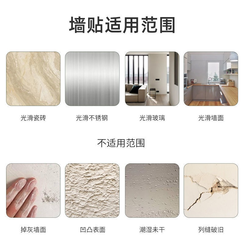 廚房防油貼紙防水自粘墻紙防潮竈臺臺面櫥櫃子翻新瓷磚大理石貼紙-細節圖5