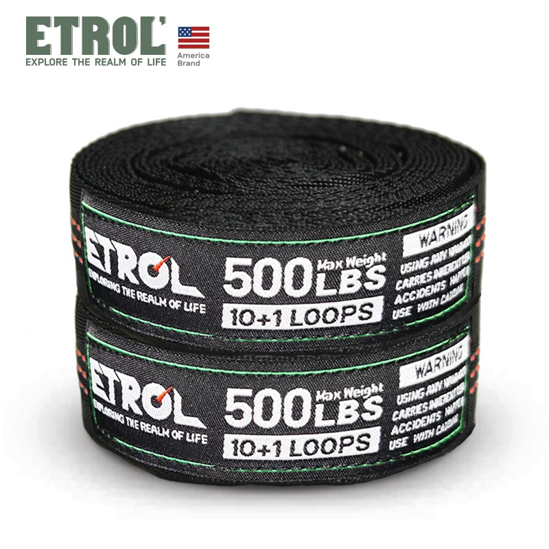 ETROL戶外吊牀專用綁帶尼龍綁繩高承重便攜套環露營用品鞦韆吊繩-細節圖2