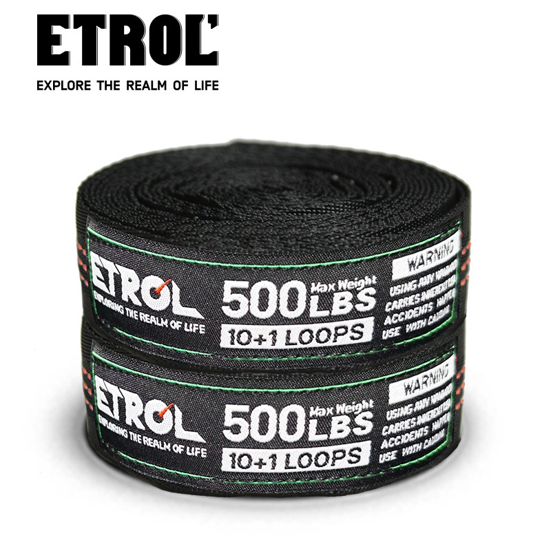 ETROL戶外吊牀專用綁帶尼龍綁繩高承重便攜套環露營用品鞦韆吊繩-細節圖3