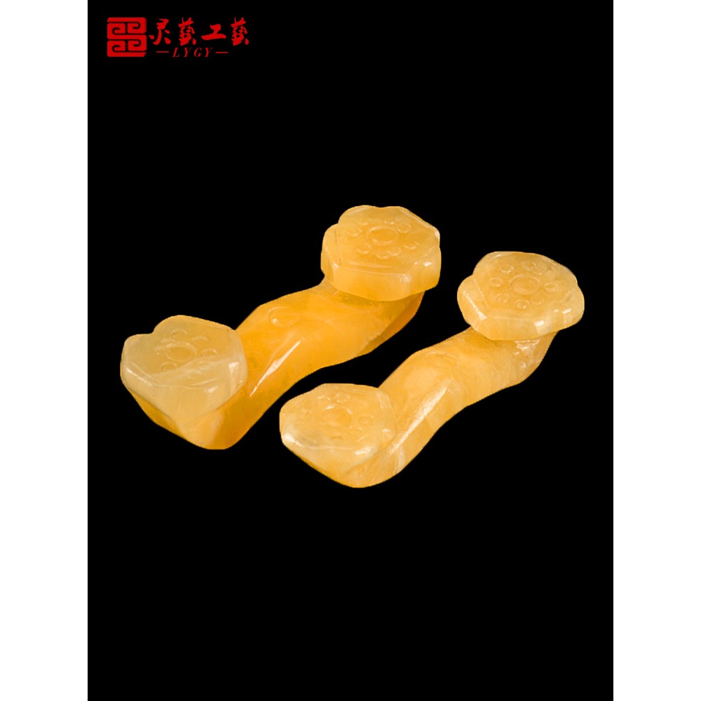 天然米黃玉隨葬品陪葬品下葬殯葬用品骨灰盒墓地用品死人白事喪葬-細節圖2