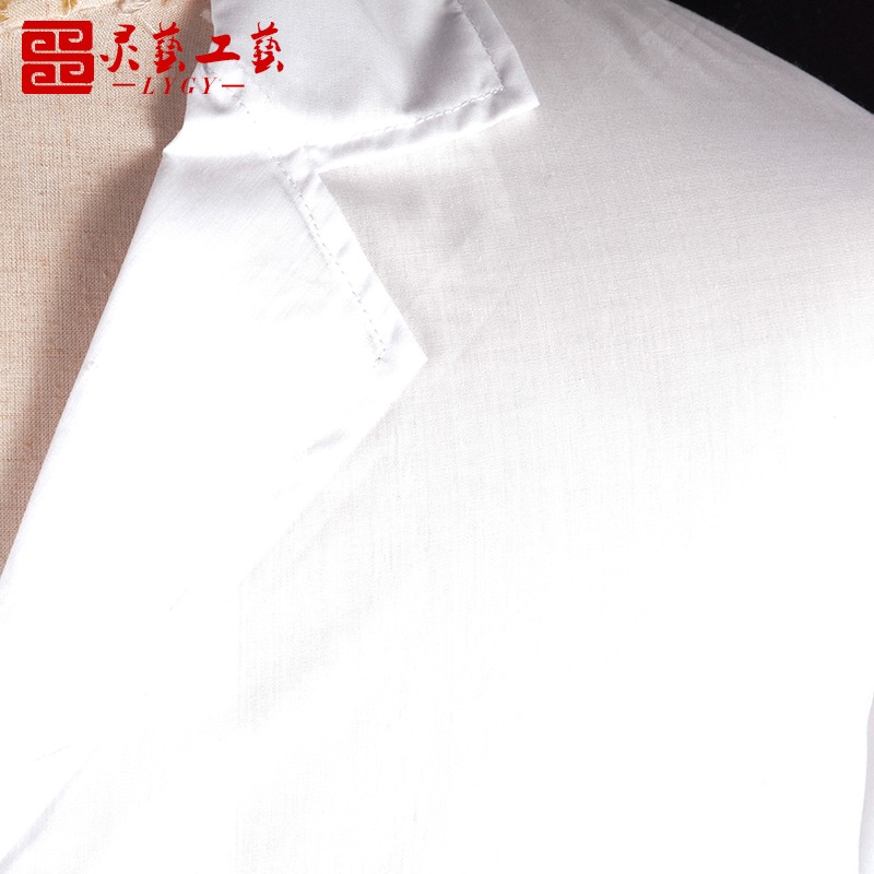 精品孝衣白大褂男女通用長袖喪葬守教孝服去世葬禮服白事喪事-細節圖2