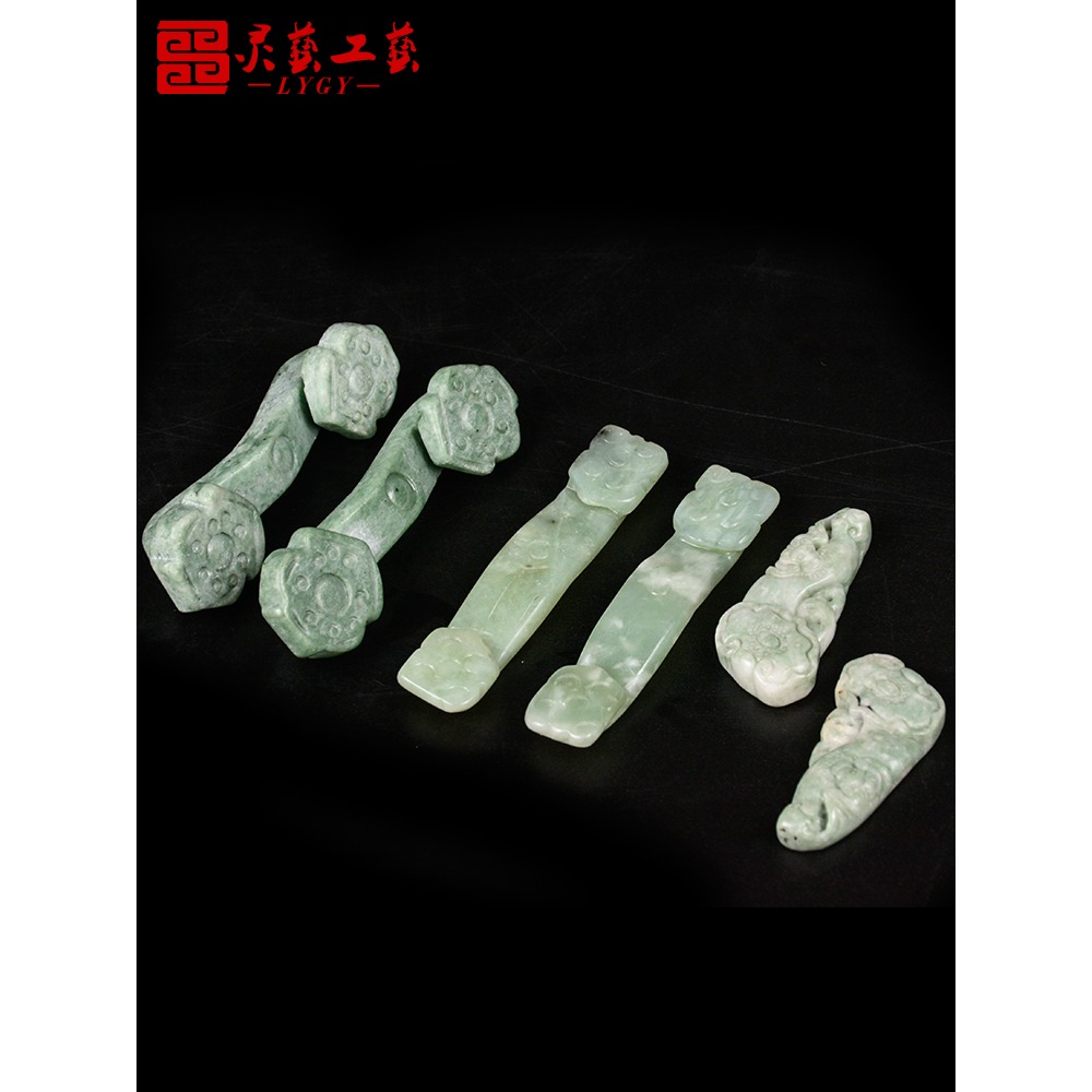 天然米黃玉如意隨葬品高檔骨灰盒配件玉石殯葬用品白事喪葬用品-細節圖2