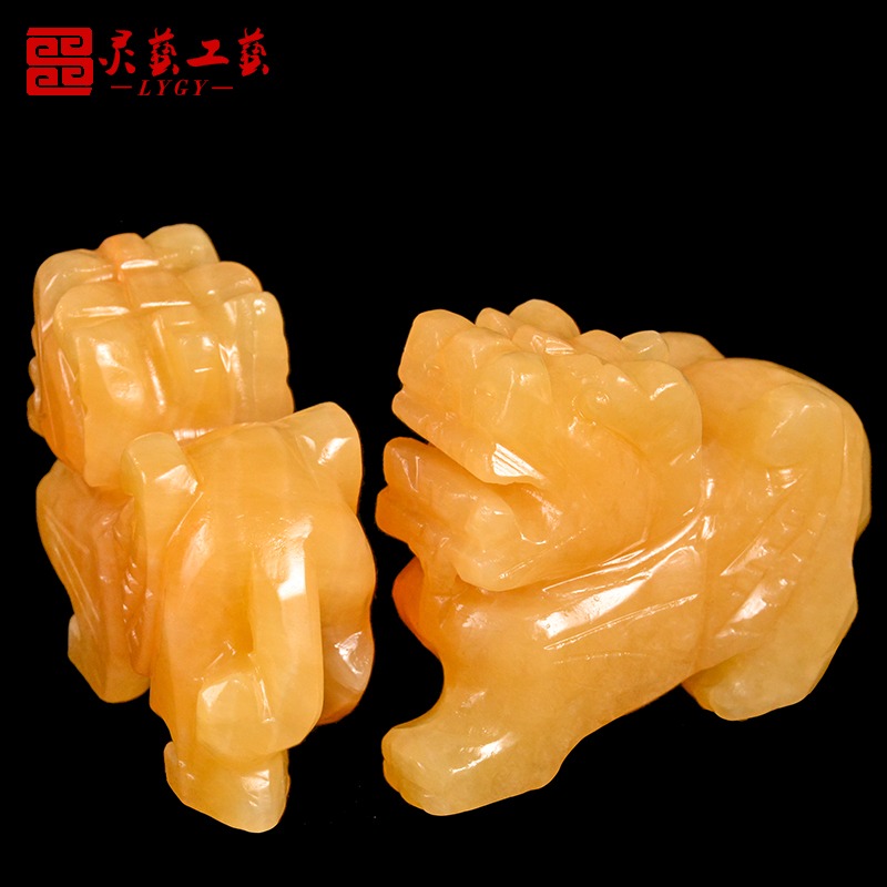 隨葬下葬喪葬殯葬陪葬用品墓地用品祭祀護陵貔貅骨灰盒前擺件貢品-細節圖3