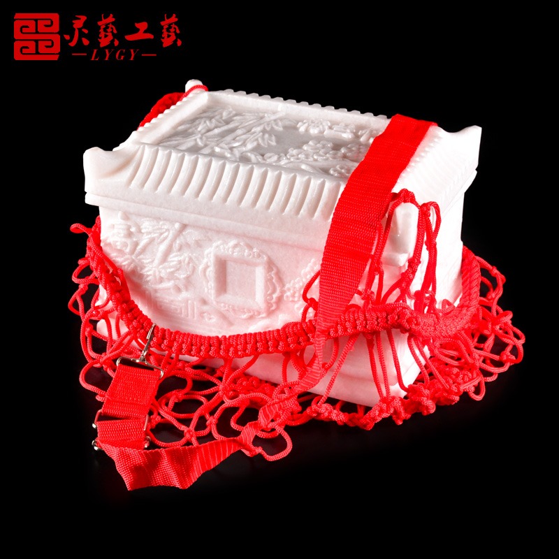 骨灰盒背袋省力袋抱袋掛袋玉石大理石漢白玉包裝超級結實殯葬用品-細節圖2