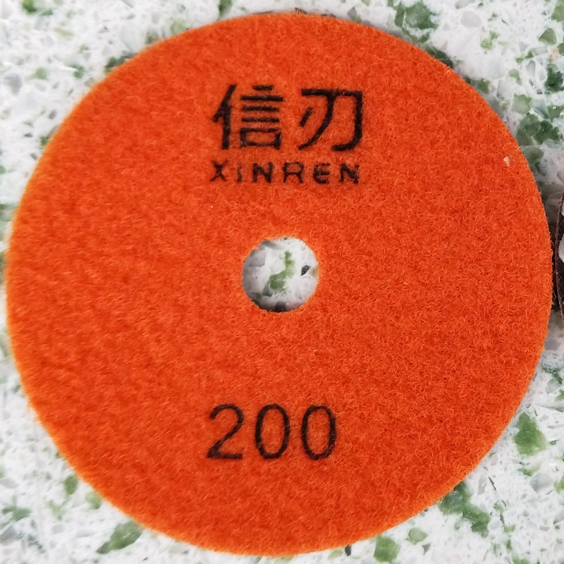 信刃幹磨片石材拋光片金剛石幹拋片大理石石英石打磨片角磨機磨片-細節圖8