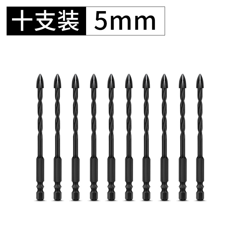 瓷磚鉆頭 玻璃陶瓷混凝土多功能水泥轉頭 合金打孔手電鉆三角鉆頭-細節圖7