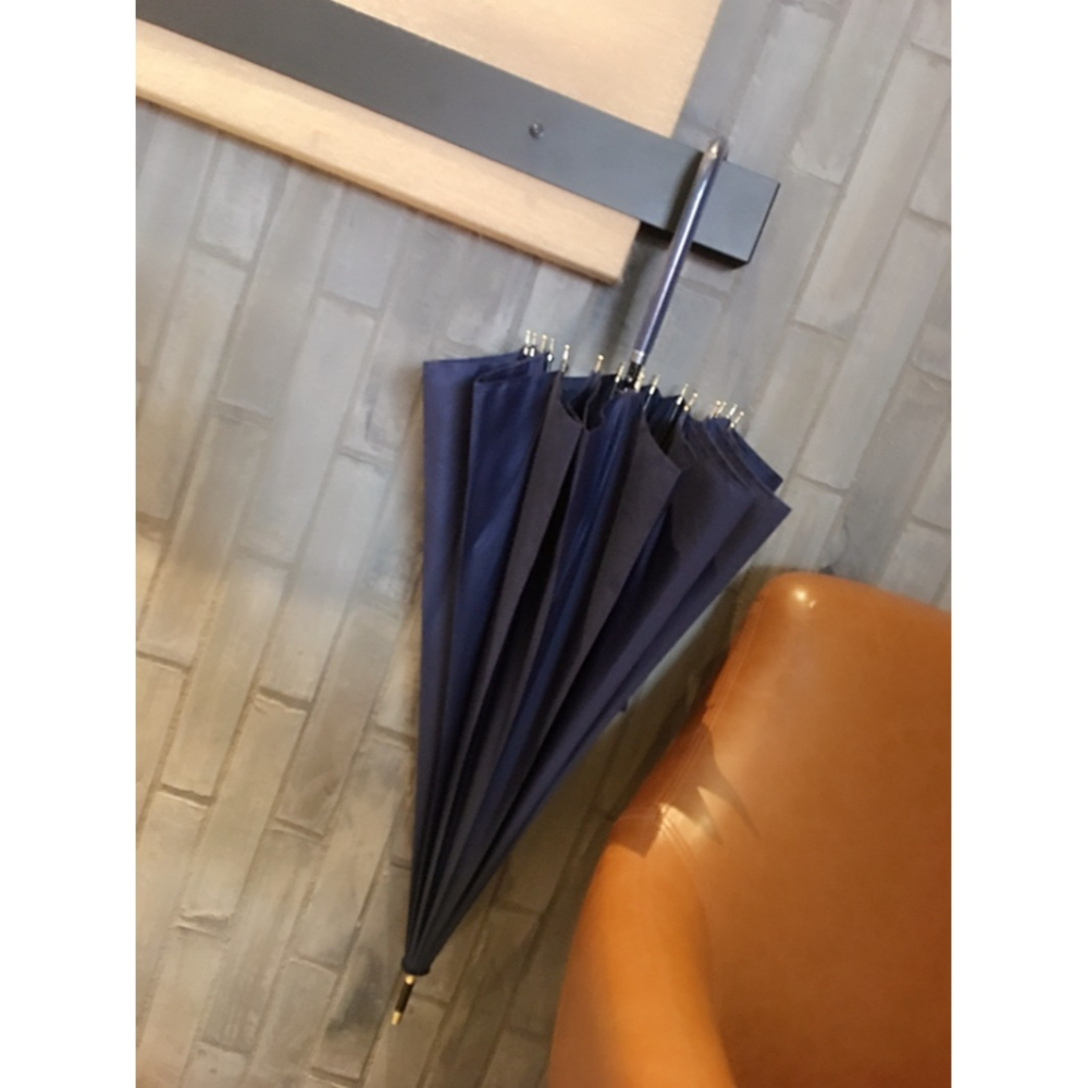 INS純色長柄16骨小清新晴雨兩用長柄傘森系日系超大抗風復古雨傘-細節圖2