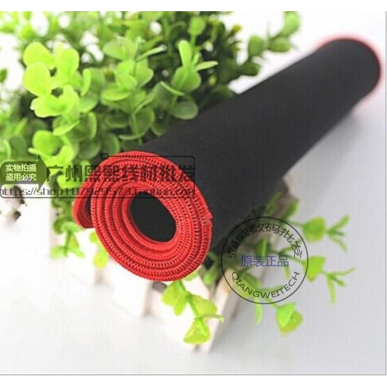 磨砂細布30*60*2.5mm鼠標墊塑料大號遊戲電競辦公紅黑 藍線鎖邊墊-細節圖7
