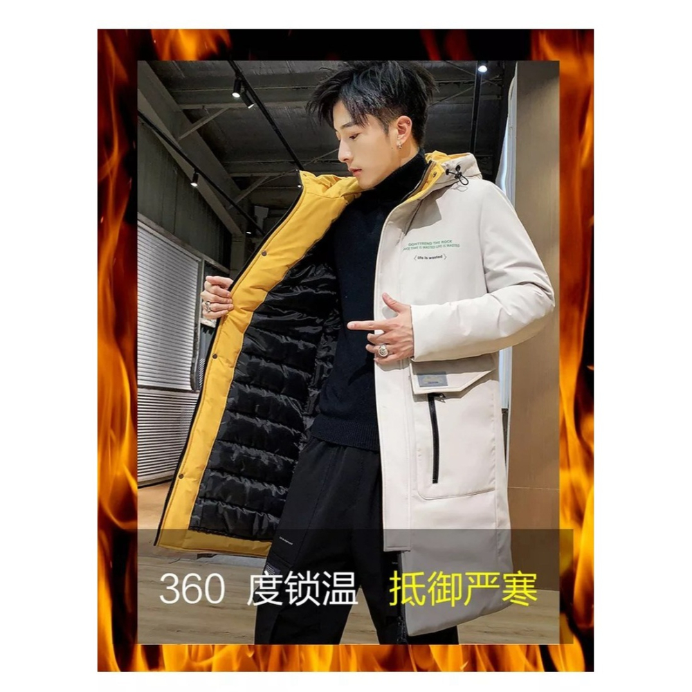 棉衣男2021新款冬季中長款加厚青少年外套潮流韓版衣服羽絨服棉襖-細節圖8