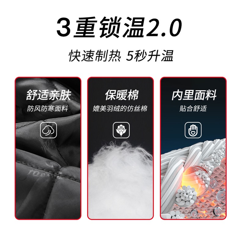 棉衣男士冬季2021新款寬松韓版潮流ins加絨加厚棉襖羽絨棉服外套-細節圖9