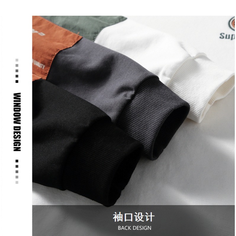 青年衛衣男士潮牌ins春秋季2021新款潮流寬松套頭無帽男生上衣服-細節圖9