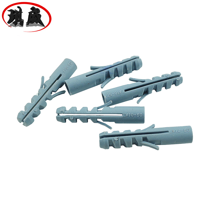 灰色無邊管鯊魚頭尼龍塑料膨脹管 PP料膨脹脹塞m6 m8 m10 m12 m14-細節圖3