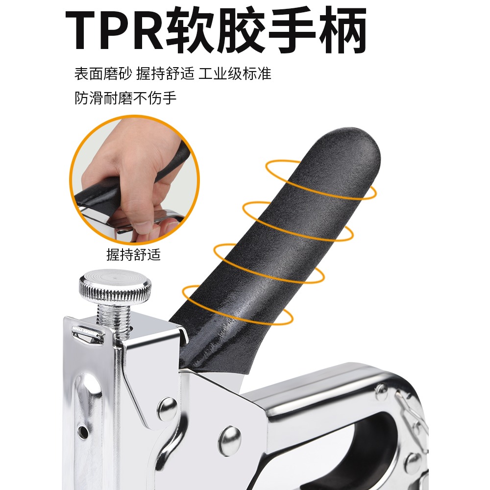 手動三用打釘槍碼釘槍木工氣動馬丁槍U型釘T型門型釘槍木工工具-細節圖3
