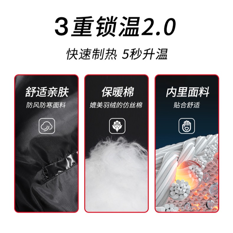 男士冬季輕薄款棉衣潮流保暖休閑羽絨棉服青少年短款立領冬裝外套-細節圖9