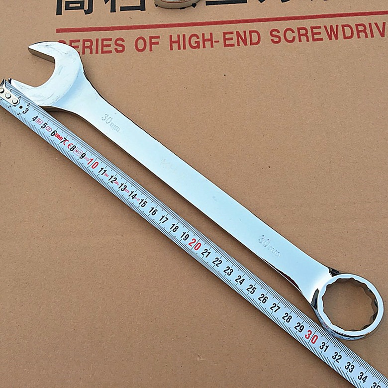 加長雙用扳手開口梅花兩用23 25 26 28 29 30 33 34 35 36 3741mm-細節圖8