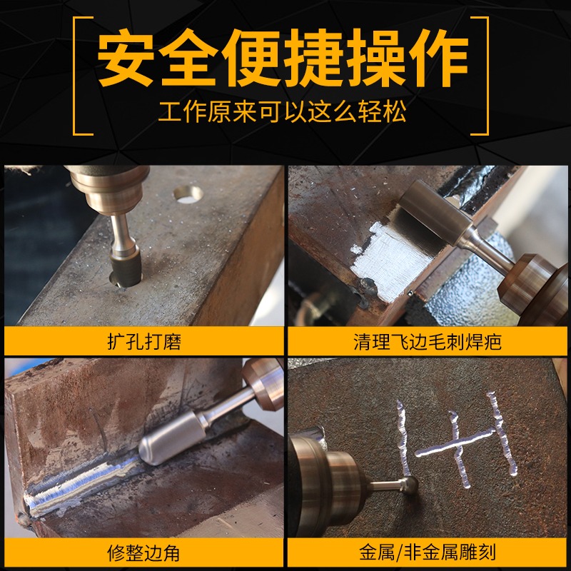硬質合金旋轉銼鎢鋼磨頭銑刀頭金屬模具打磨工具打磨神器6mm-細節圖4