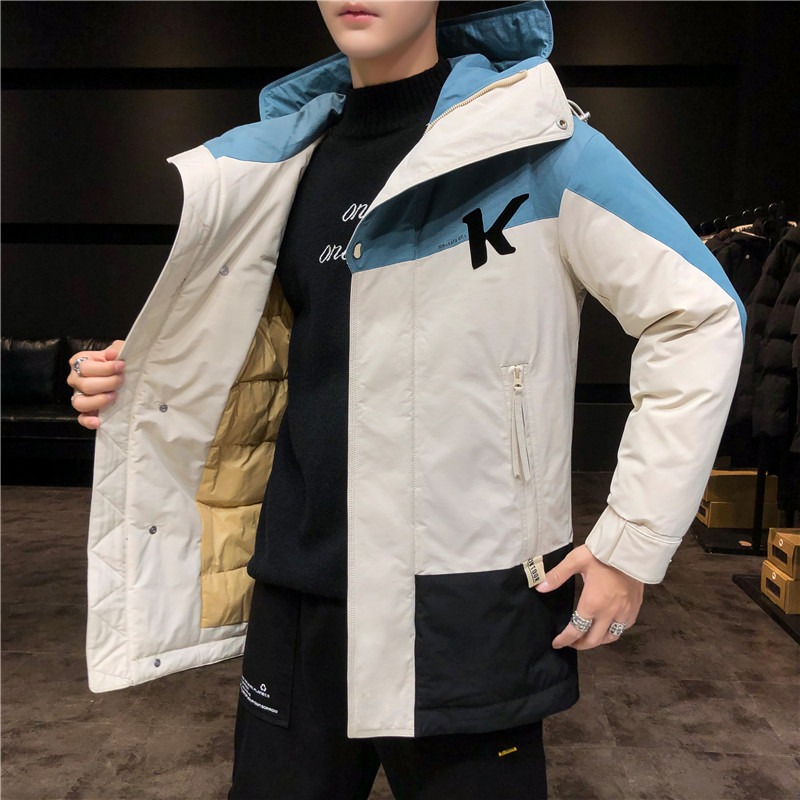 2021春秋季棉衣男士外套ins工裝加厚學生潮流休閑棉襖羽絨棉服-細節圖2