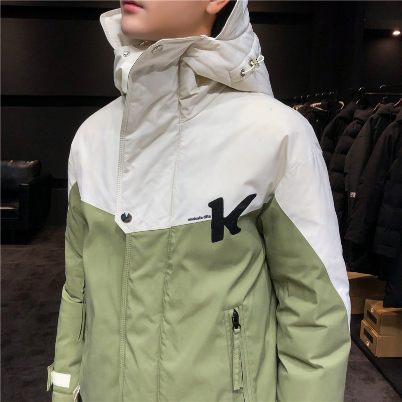 2021春秋季棉衣男士外套ins工裝加厚學生潮流休閑棉襖羽絨棉服-細節圖4