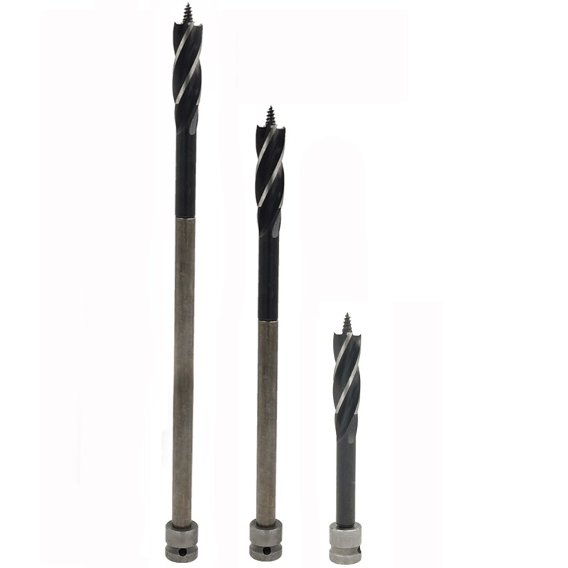 電動扳手加長鉆頭木工開孔器電扳手打孔風炮轉換頭木頭打眼擴孔鉆-細節圖2