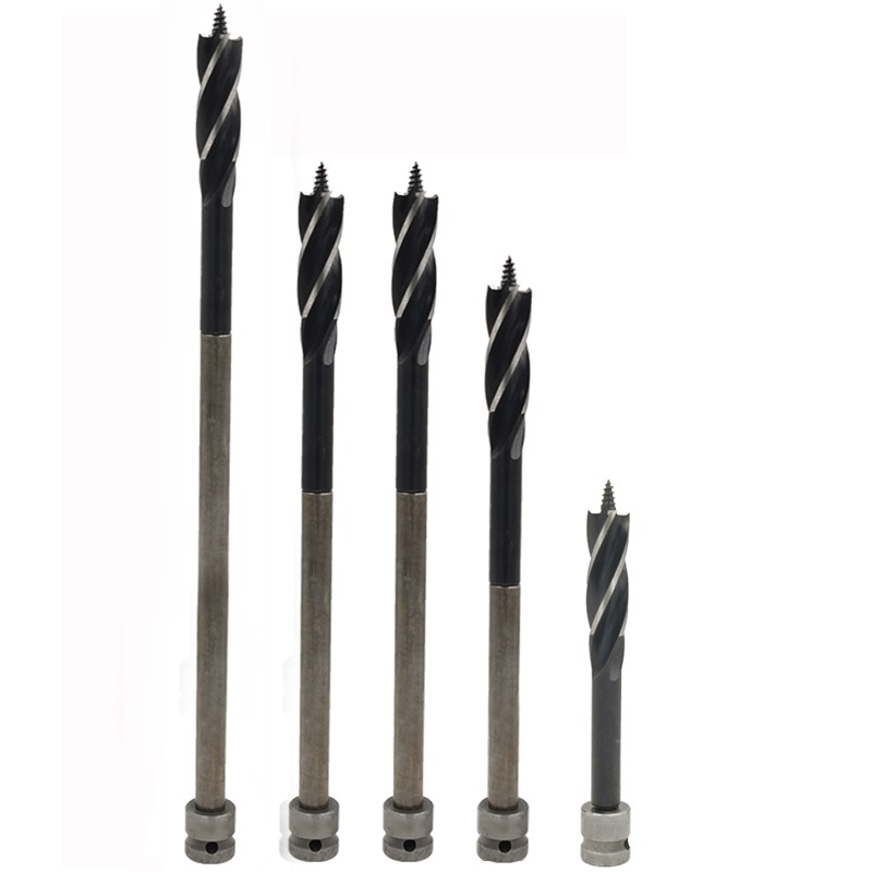 電動扳手加長鉆頭木工開孔器電扳手打孔風炮轉換頭木頭打眼擴孔鉆-細節圖3