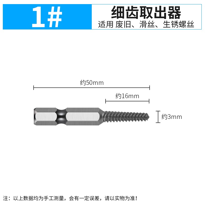 斷頭螺絲取出器取斷絲神器萬能起斷反絲反牙滑牙取絲器拔絲工具-細節圖8