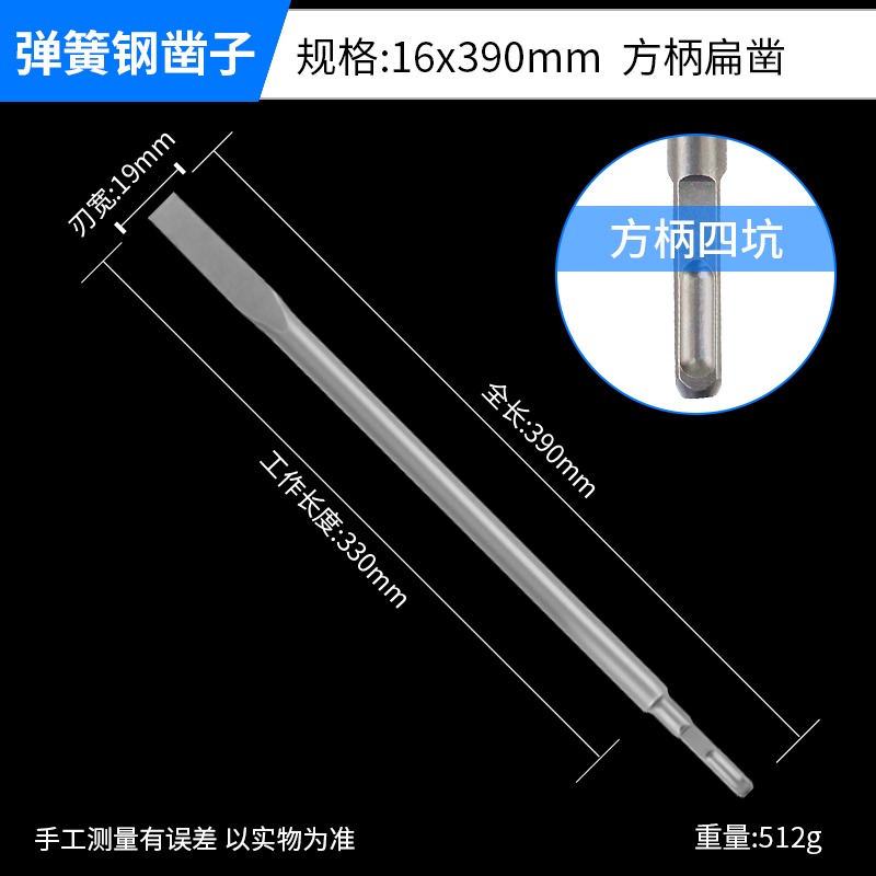電錘加寬扁頭鑿子合金沖擊鉆頭超硬電鎬鎬頭六角柄方柄圓柄尖鑿子-細節圖5