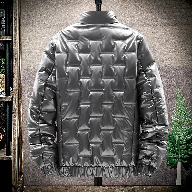 棉衣男士外套2021秋冬季韓版潮流衣服加厚保暖冬裝棉襖羽絨棉服男-細節圖2