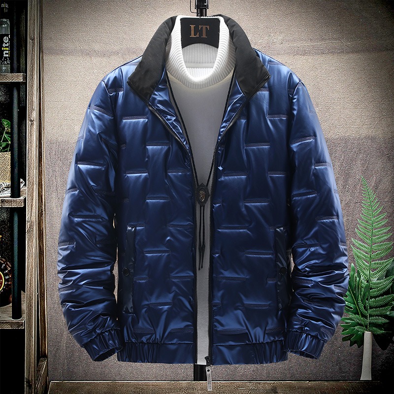棉衣男士外套2021秋冬季韓版潮流衣服加厚保暖冬裝棉襖羽絨棉服男-細節圖4