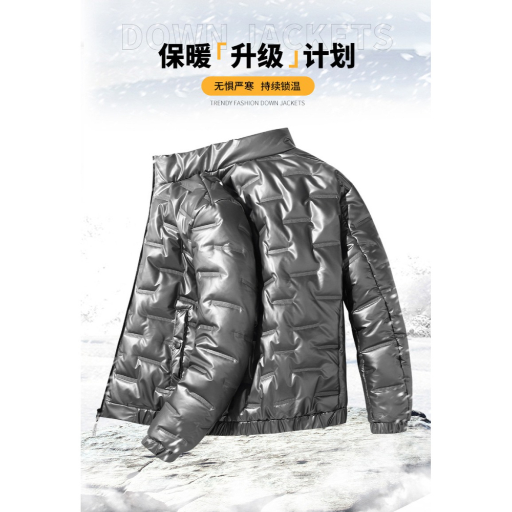 棉衣男士外套2021秋冬季韓版潮流衣服加厚保暖冬裝棉襖羽絨棉服男-細節圖6