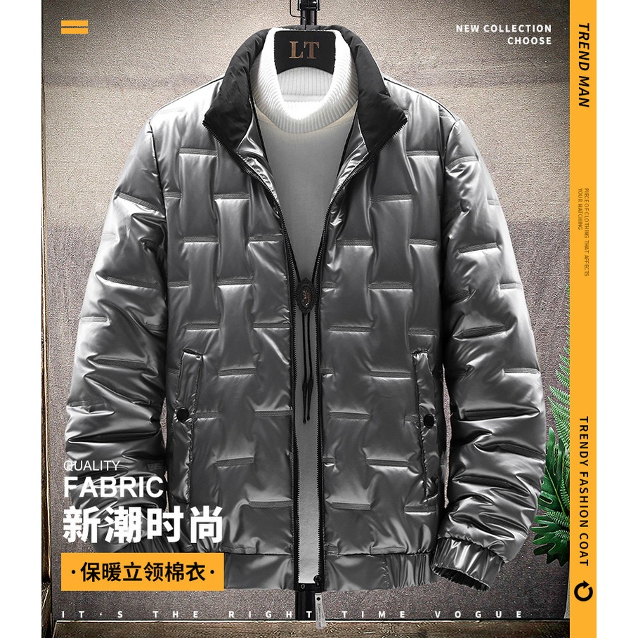 棉衣男士外套2021秋冬季韓版潮流衣服加厚保暖冬裝棉襖羽絨棉服男-細節圖8