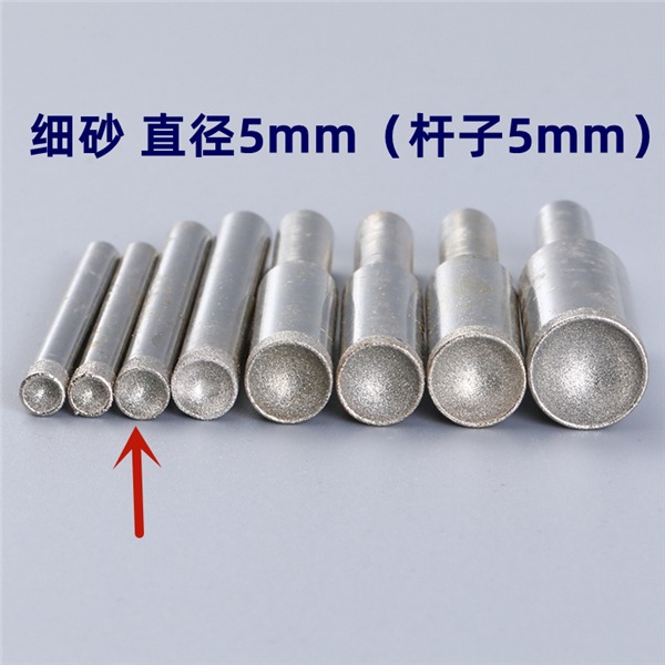 粗砂細砂吸眼磨頭文玩核桃佛珠修正修圓窩珠器打磨圓珠工具神器-細節圖10