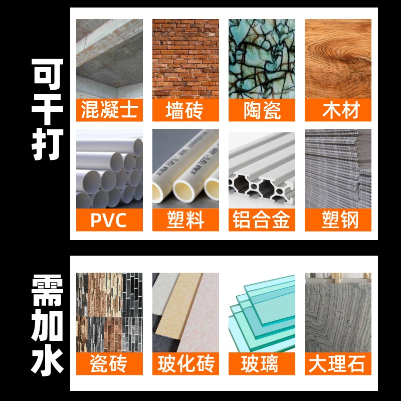 四角十字瓷磚鉆頭打孔混凝土玻璃三角鉆陶瓷鉆霸王6mm超硬鉆合金-細節圖3