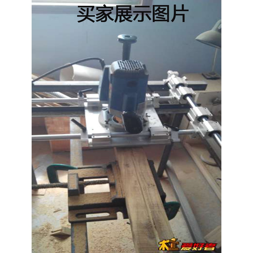 光軸導軌光桿滑軌導軌直線高精度木工鋸臺軌道滑塊滑座滑臺滑竿軸-細節圖3