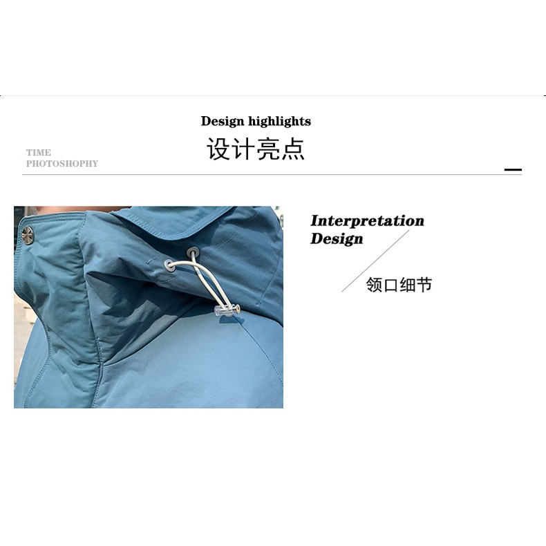 中長款男士棉衣2021冬季新款韓版羽絨棉服男款冬裝棉襖子加厚外套-細節圖7