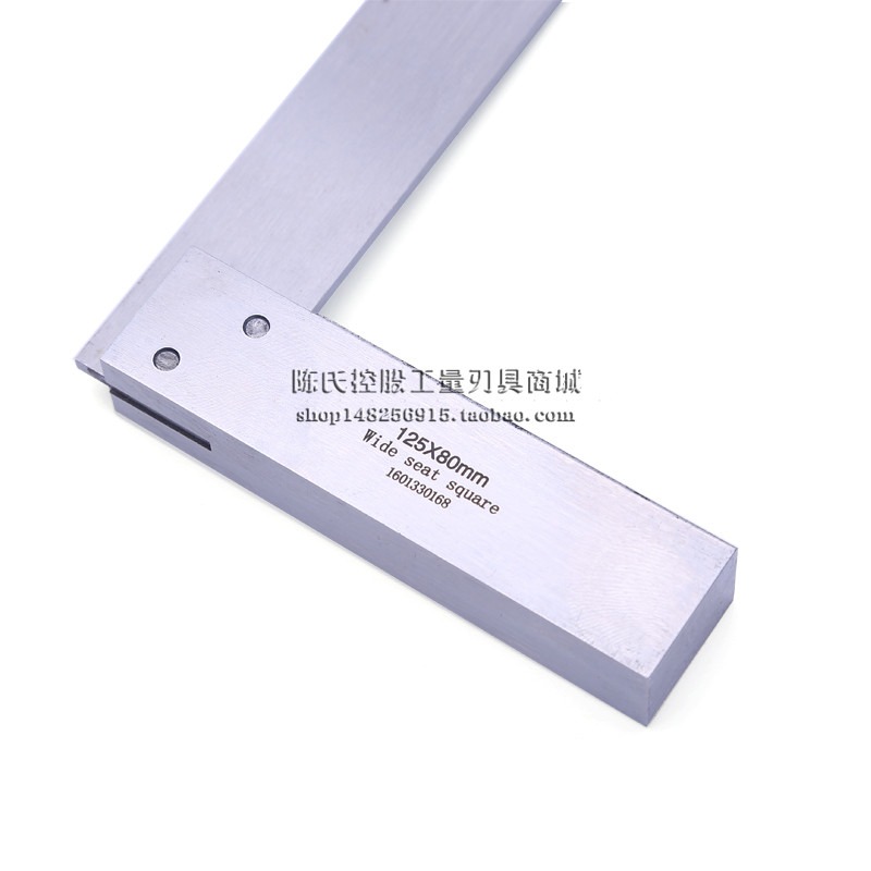 測量工業90度高精度寬坐寬座直角尺三角拐尺L型板尺63-1000mm-細節圖2